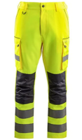Arco Yellow Hi-Vis Cargo Trousers with Kneepad Pockets