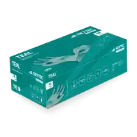 Skytec Teal Nitrile Large (Singles ) Box 100