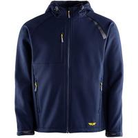 Trojan Men's Navy Hooded Softshell Jacket