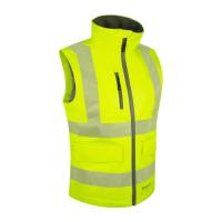 Beeswift Womens bodywarmer fluorescent yellow