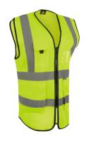 Beeswift Womens hi-vis exec waistcoat yellow