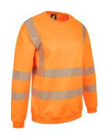 Womens Sweatshirt Fluorescent Orange