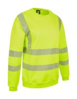 Womens Sweatshirt Fluorescent Yellow