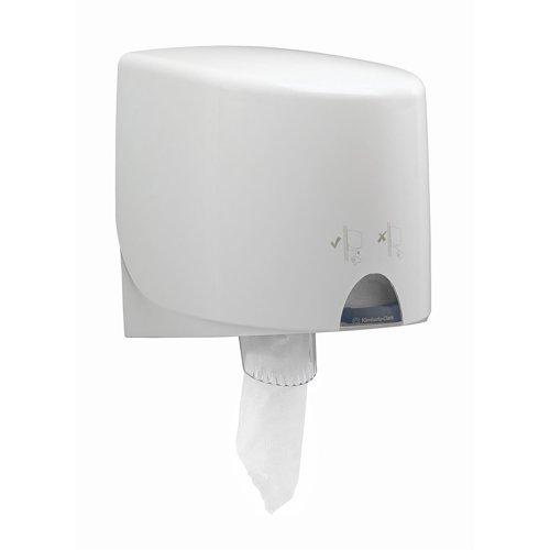 WypAll® L10 General Clean™ Light Duty Wipes 7256 - 1 Ply White Cleaning Wipes - 6 Centrefeed Rolls x 800 Paper Wipes (4,800 total)