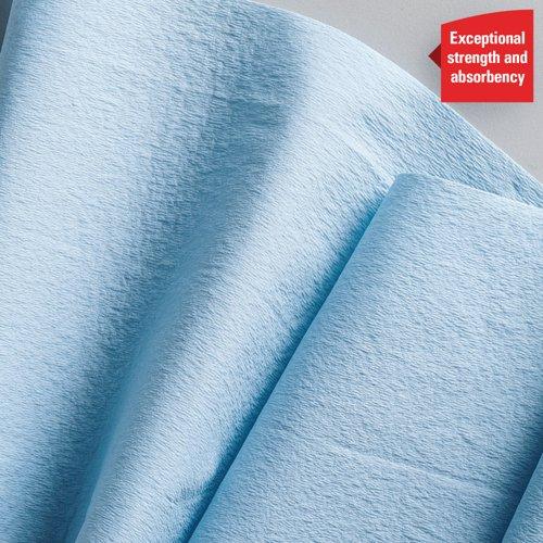 WypAll® L20 General Clean™ Medium Duty Wipes BL 7301 - Extra Wide - 1 Blue Wiper Roll x 500 Paper Wipers