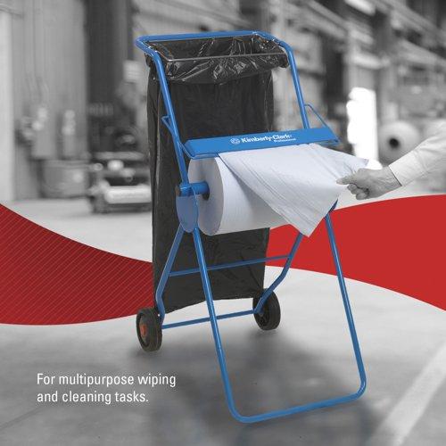 WypAll® L20 General Clean™ Medium Duty Wipes BL 7301 - Extra Wide - 1 Blue Wiper Roll x 500 Paper Wipers