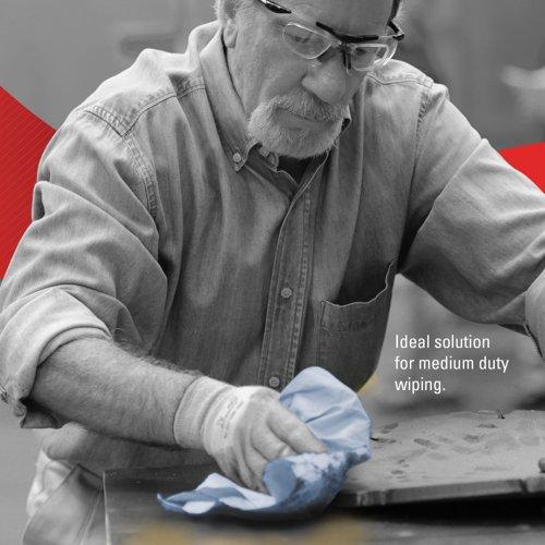 WypAll® L20 General Clean™ Medium Duty Wipes BL 7301 - Extra Wide - 1 Blue Wiper Roll x 500 Paper Wipers