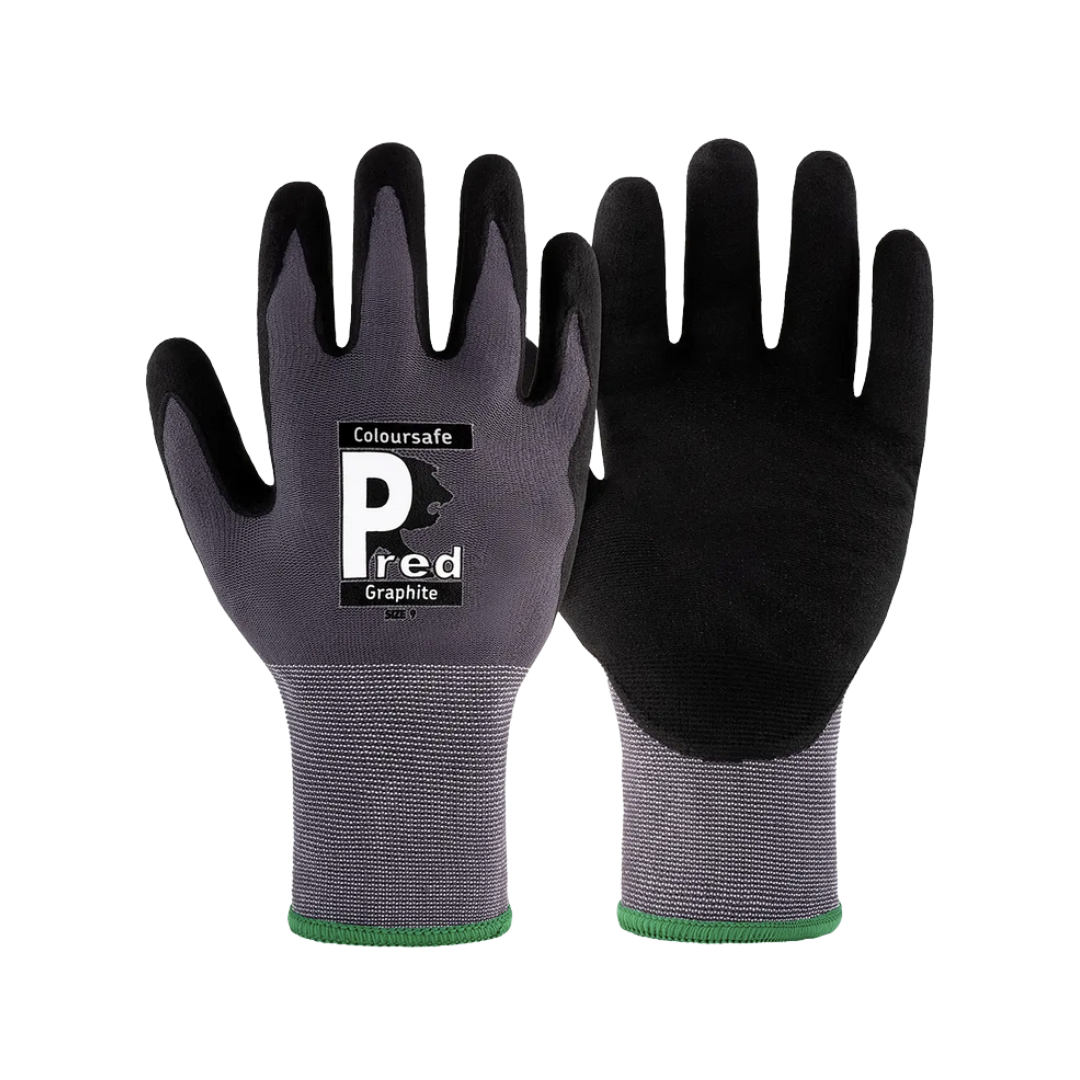 Pred Graphite Nylon Liner Gloves Grey