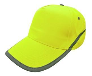 Hi-Visibility Baseball Cap Yellow One Size