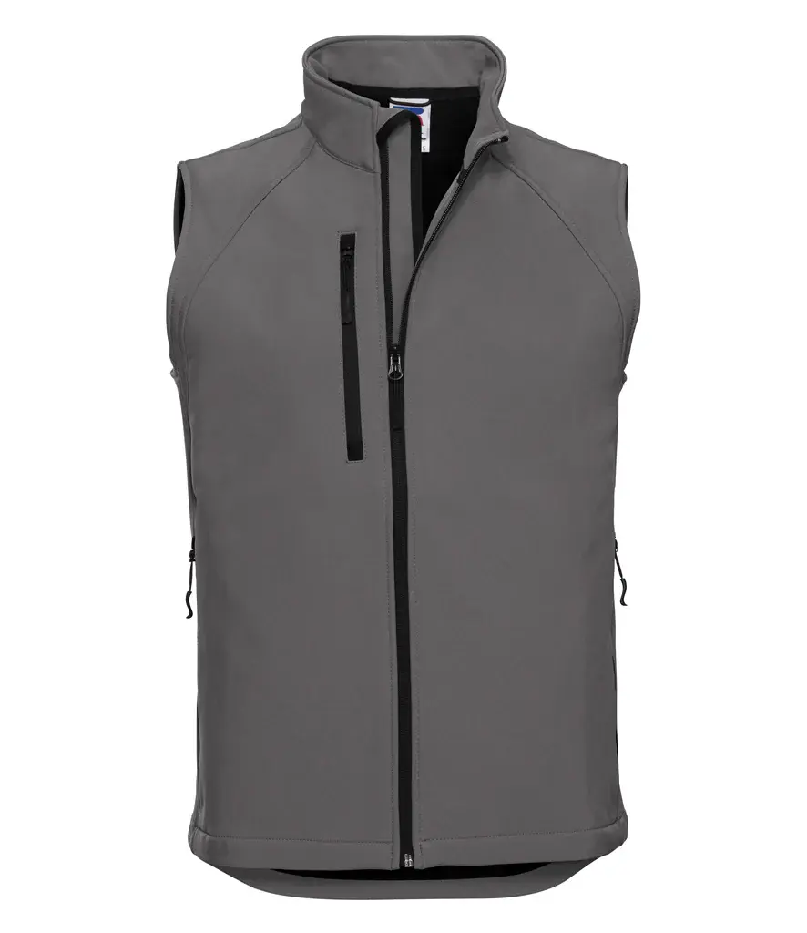 Mens Softshell Gilet Titanium