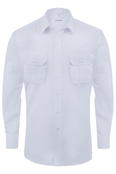 Men's Premium s White Long Sleve Shirt White