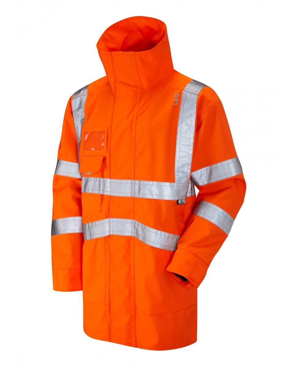 Clovell Breathable Anorak HV Orange
