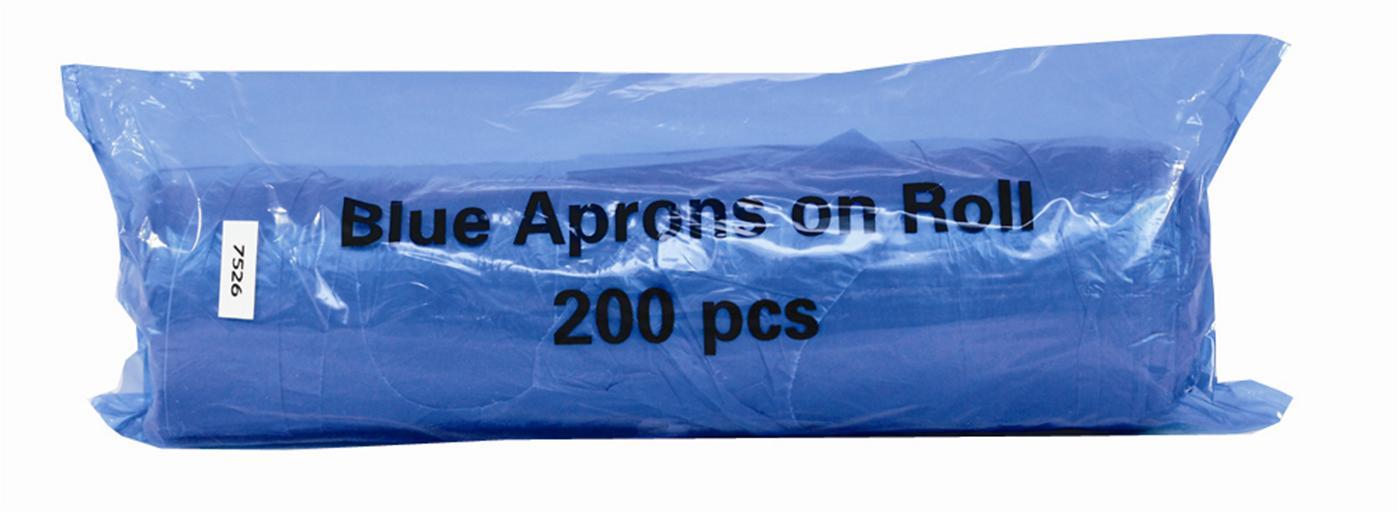 Economy Aprons On Roll Blue 27"x42"