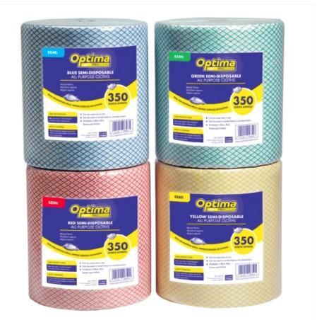 Optima All Purpose Cloth Roll Red