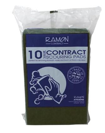 Green Hand Pad 9"x6"