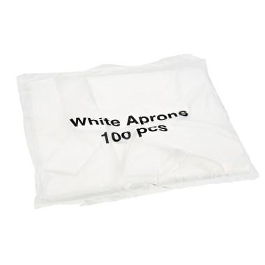 Poly Apron Flat Pack White
