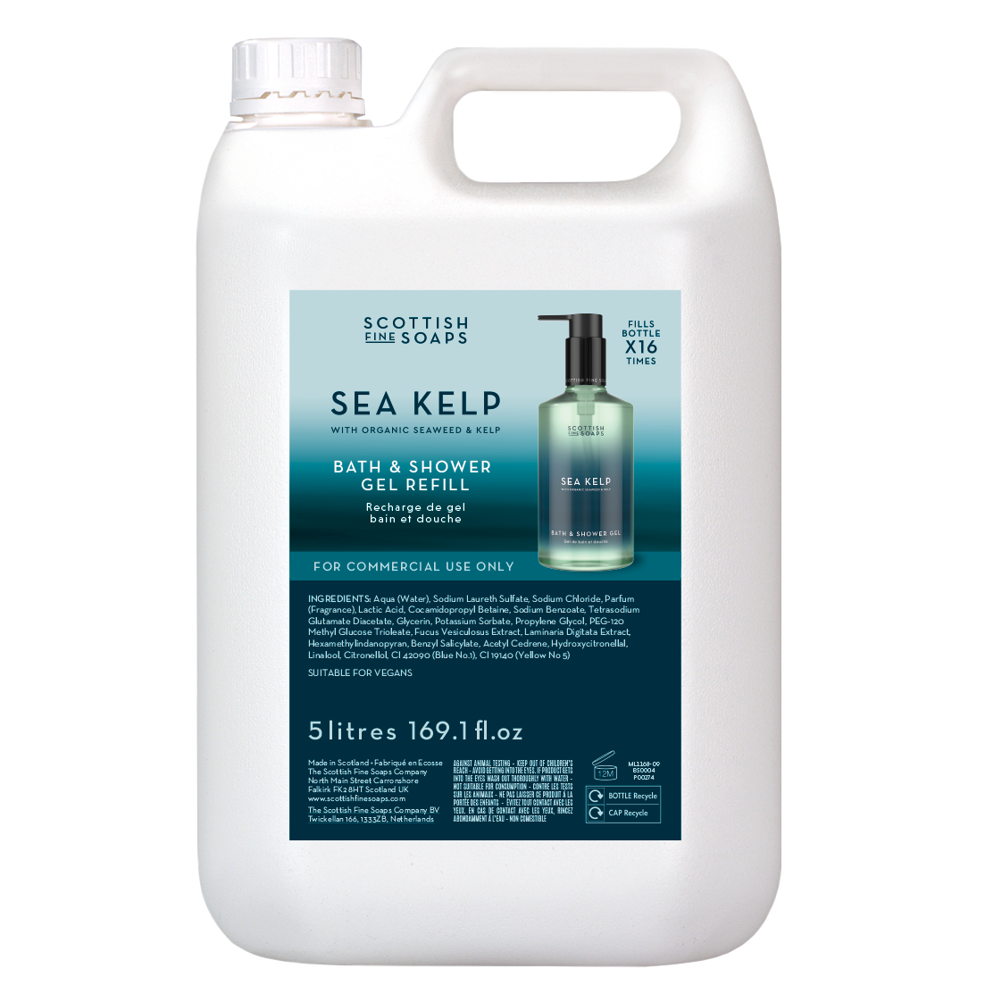 Sea Kelp Bath & Shower Gel 5ltr