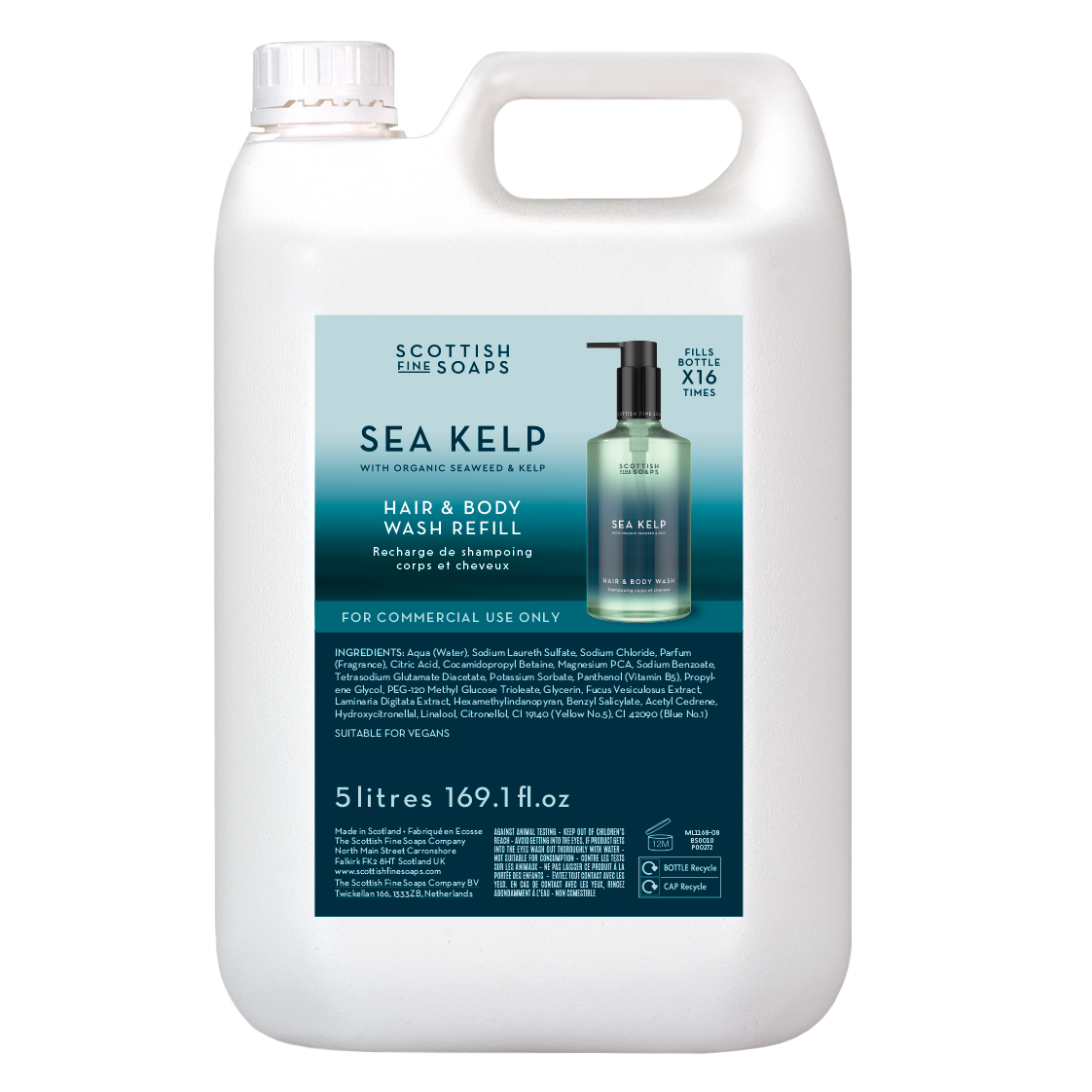 Sea Kelp Hair & Body Shampoo 5ltr
