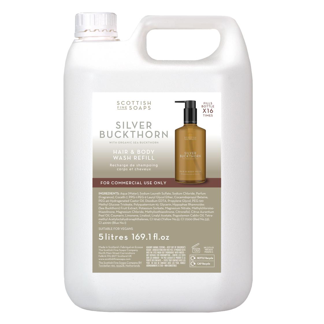Silver Buckthorn Hair & Body Wash 5ltr