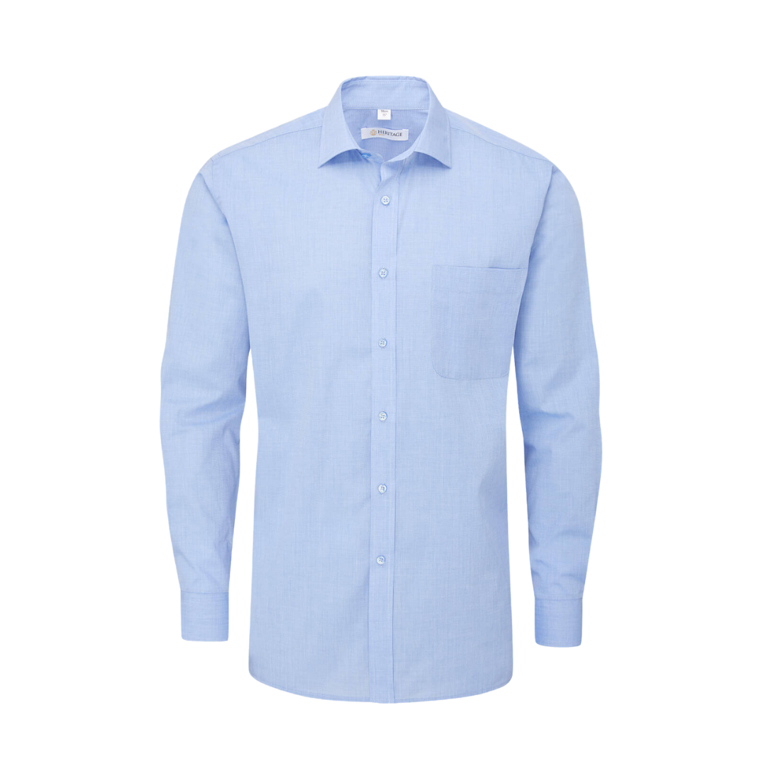 Men's Curran Shirt Long Sleeve Light Blue