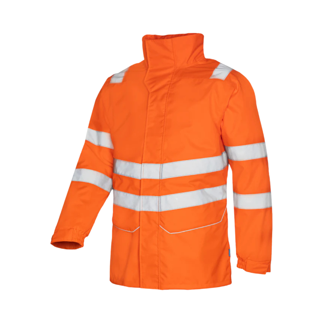 Etton Hi Vis Jacket with Detachable Bodywarmer Orange