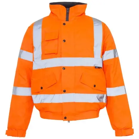 Hi Vis Bomber Jacket Orange