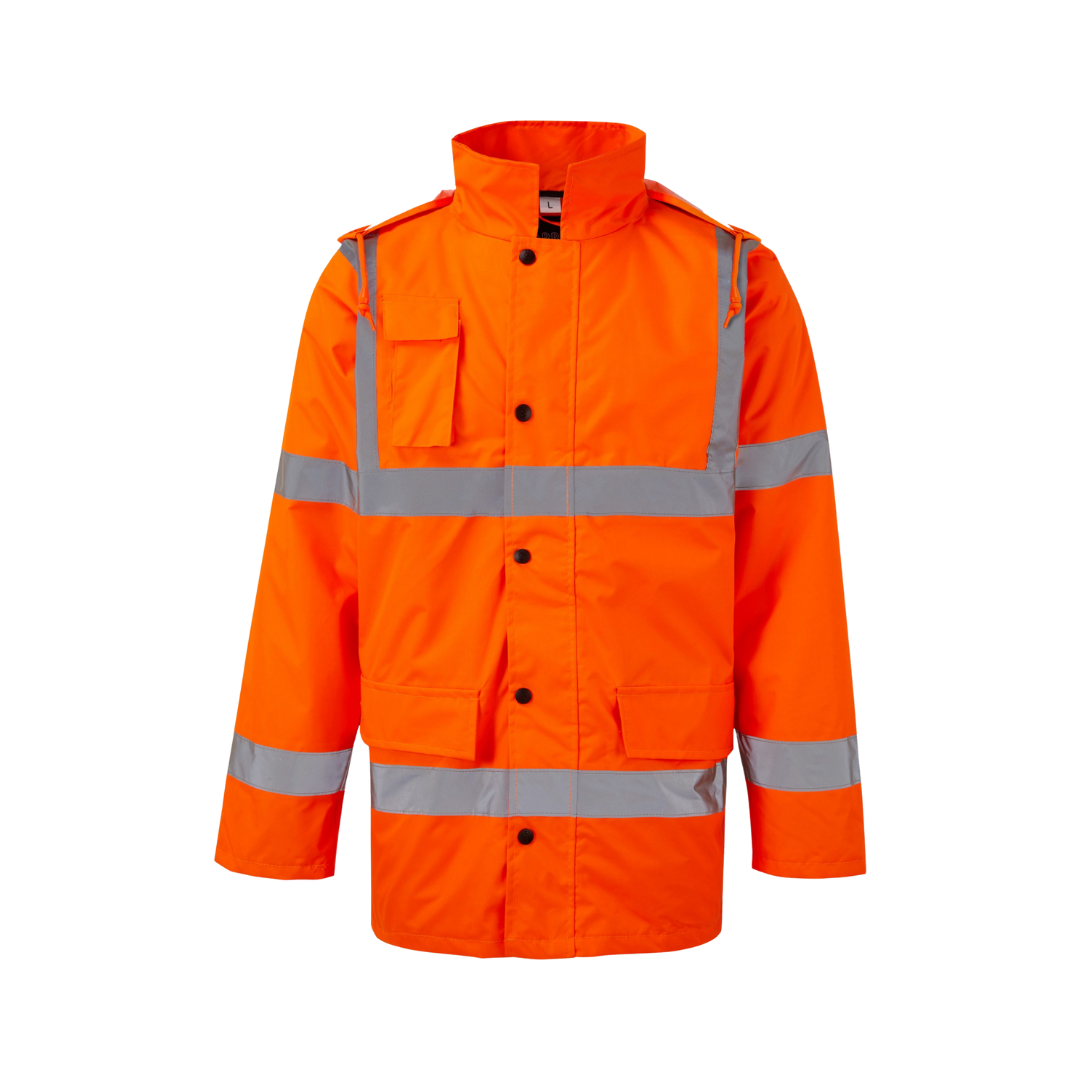 Hi Vis Motorway Jacket Orange