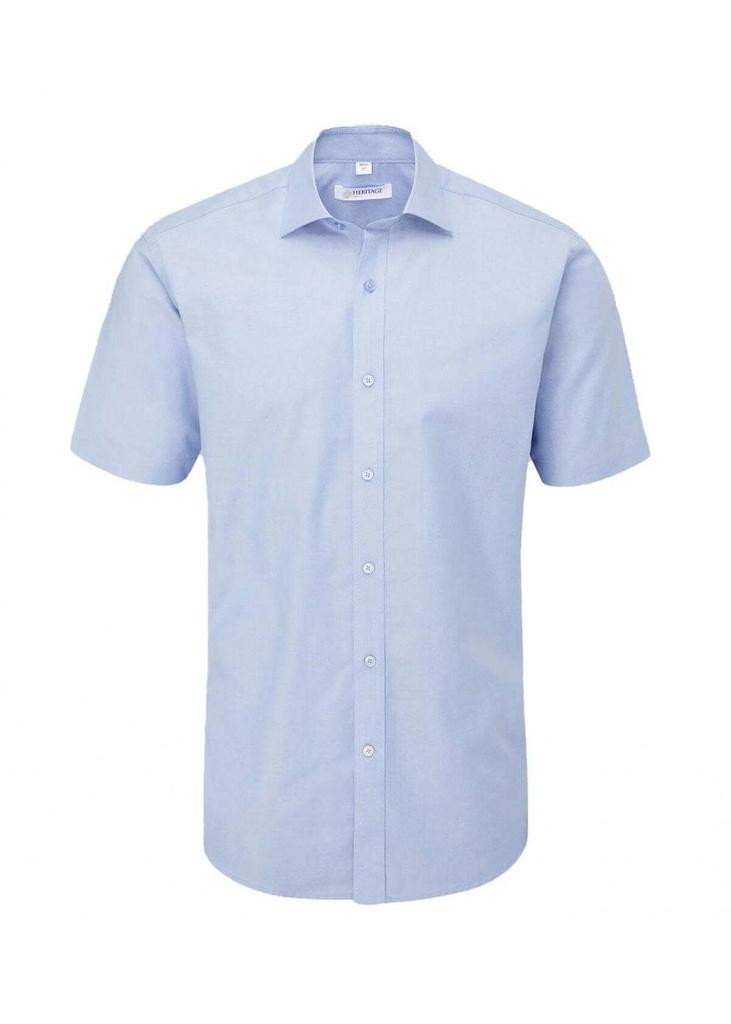 Men's Craigavon Short Sleeve Shirt Light Blue