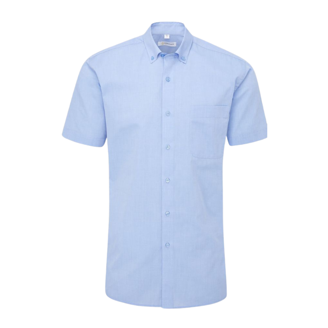Men's Balloo Short Sleeve Shirt Light Blue