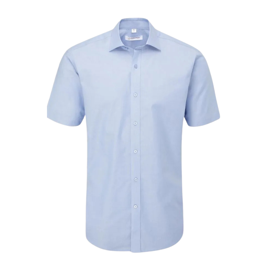 Men's Craigavon Short Sleeve Shirt Light Blue