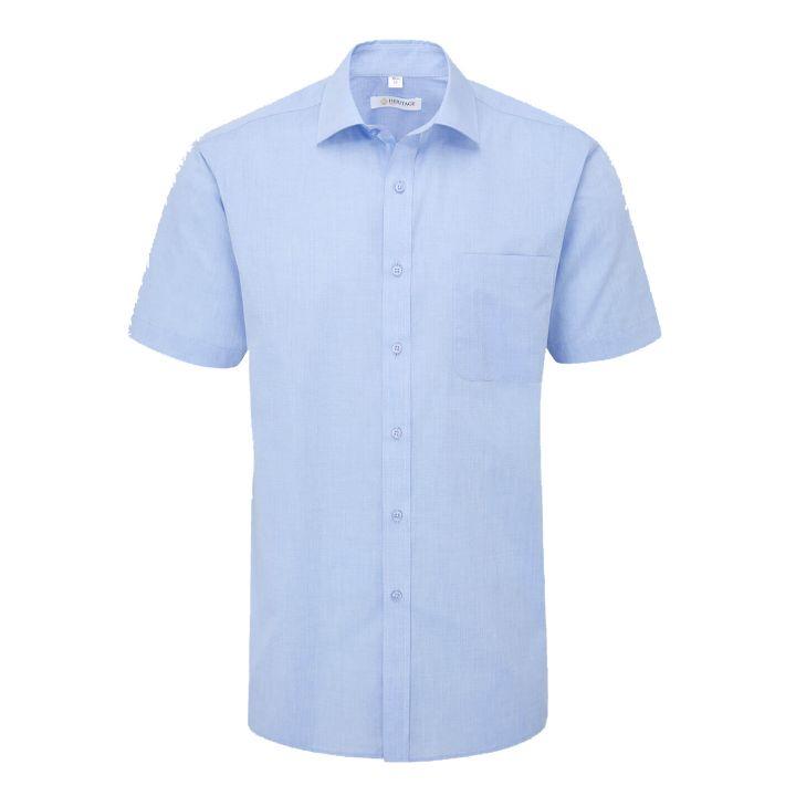 Men's Curran Short Sleeve Shirt Light Blue