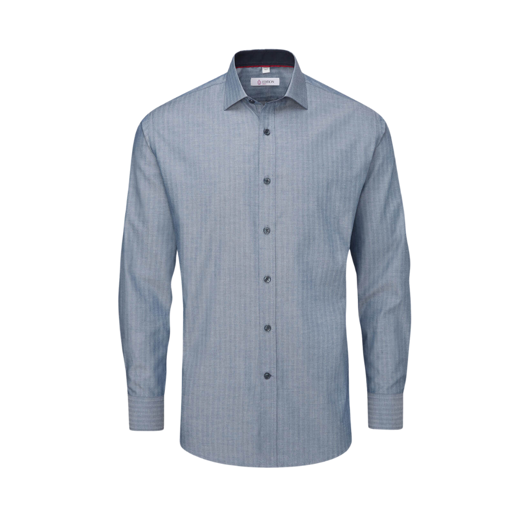 Men's Ennis Range Long Sleeve Shirt Indigo