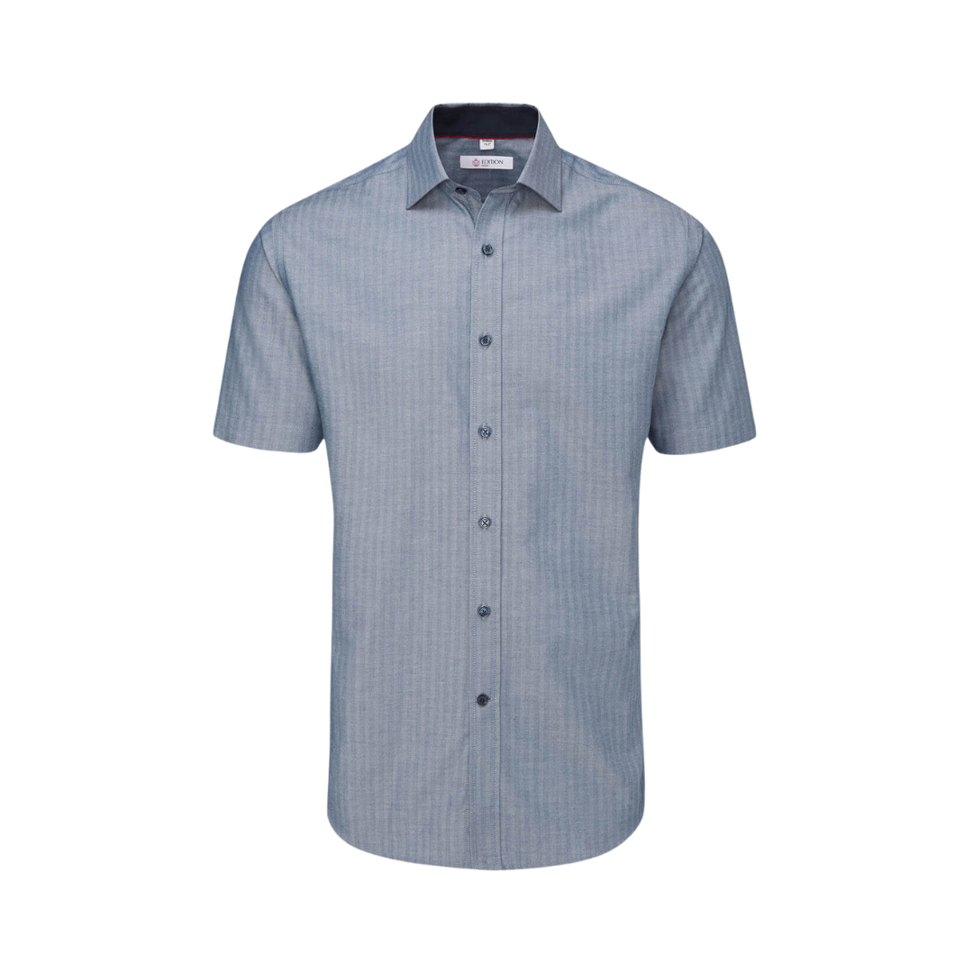 Men's Ennis Range Short Sleeve Shirt Indigo
