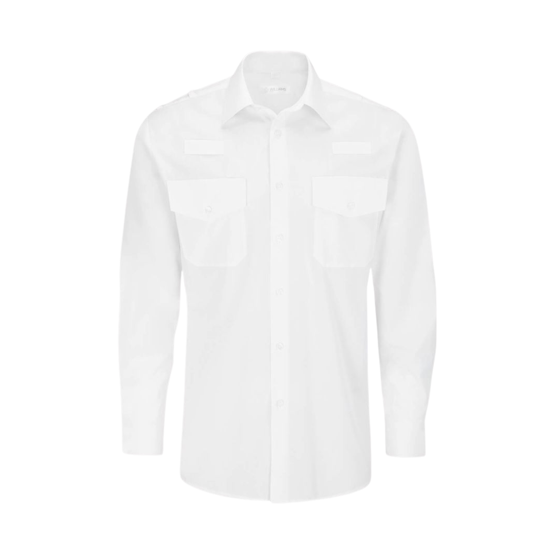 Men's Security Long Sleeve Shirt White