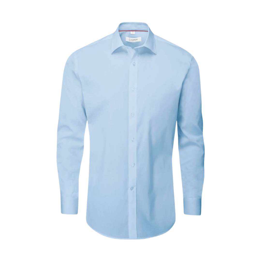 Men's Tramore Stretch Long Sleeve Shirt Light Blue