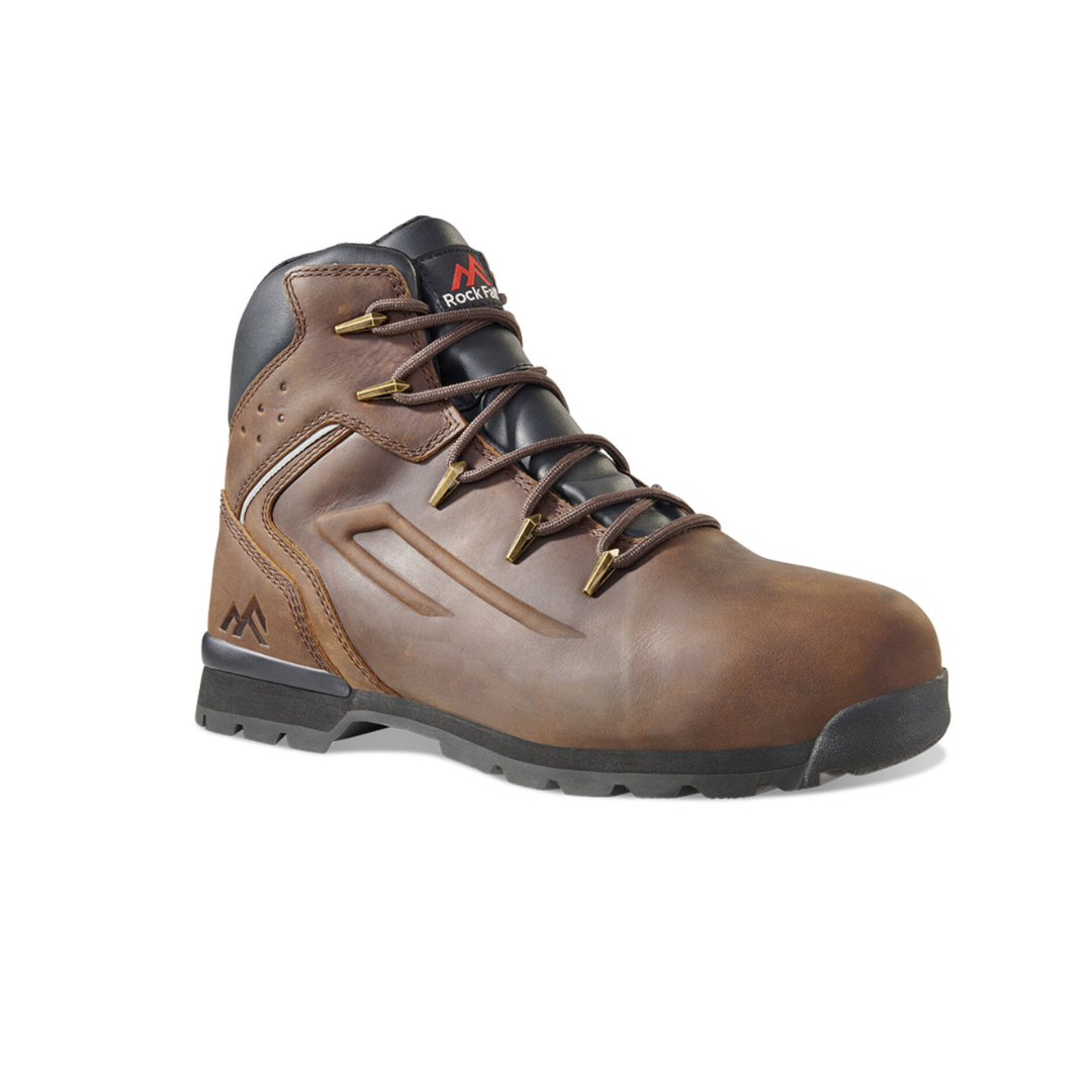 Pacer Waterproof Safety Boot Brown