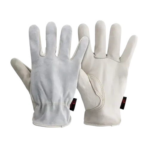 Standard Hide Drivers Glove Ivory 10/XL One Size
