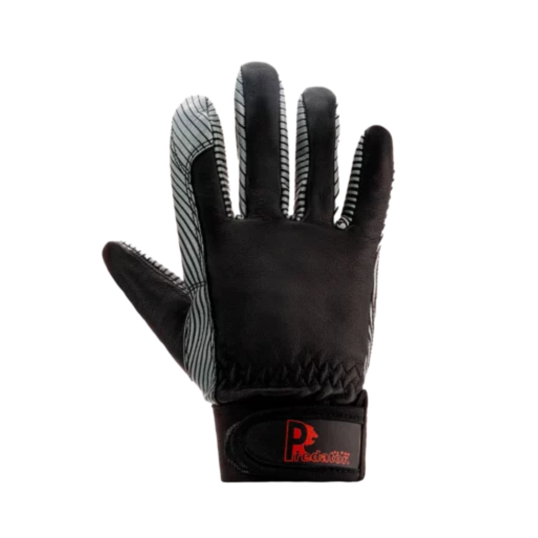 Pred Anti Vibration Leather Black Gloves