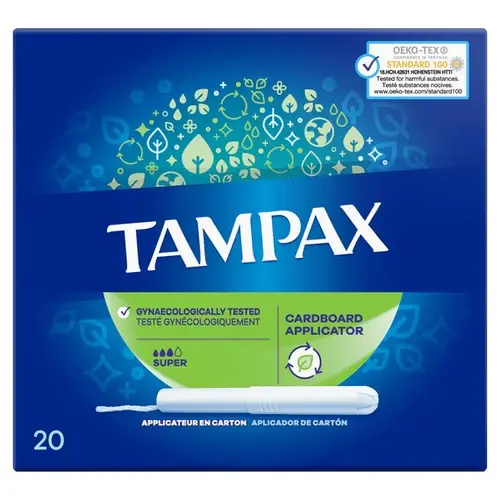 Tampax Super Tampon With Applicator
