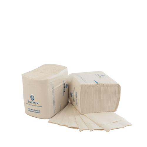 Napkin For Mini Dispenser White 1ply