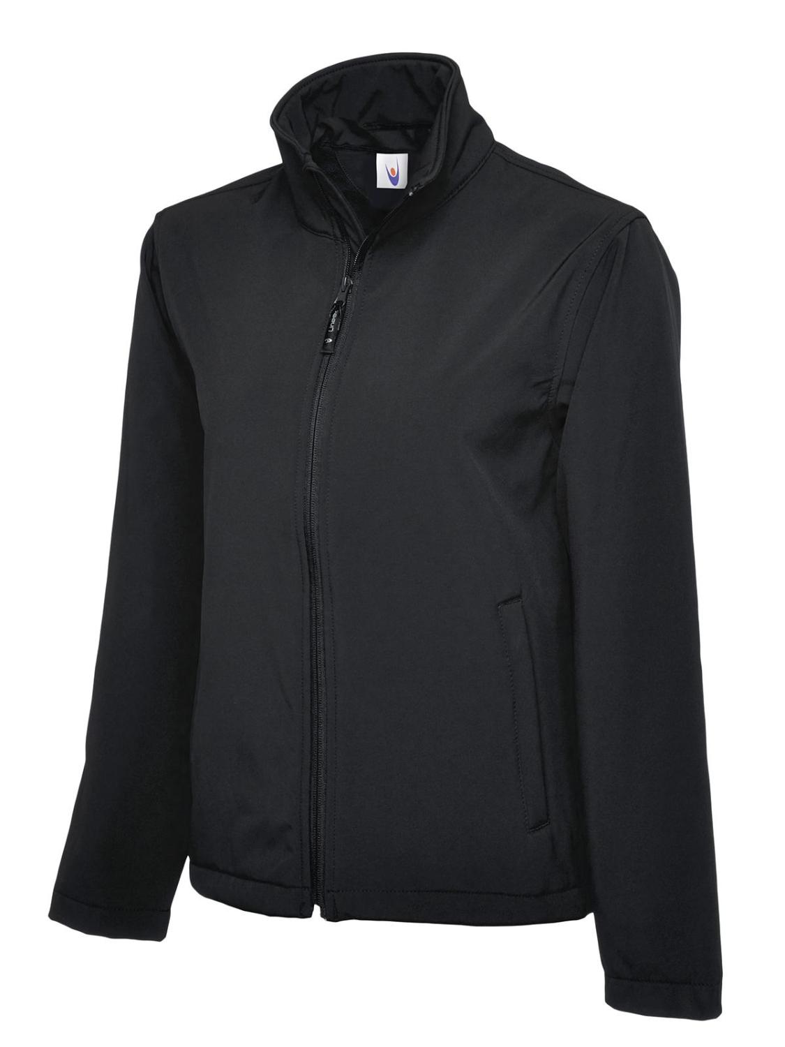 Classic FullZip Softshell Jacket Black