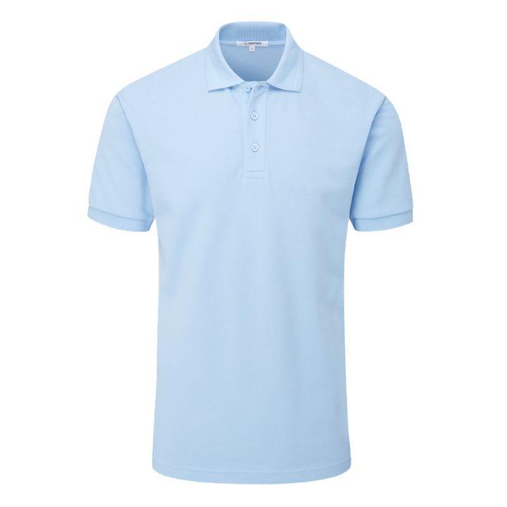 Unisex Wicklow Range Polo Shirt Sky Blue
