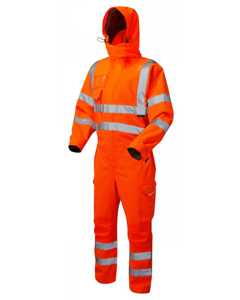 Watertown ISO 20471 Class 3 EcoViz 10KX Stretch Coverall Orange