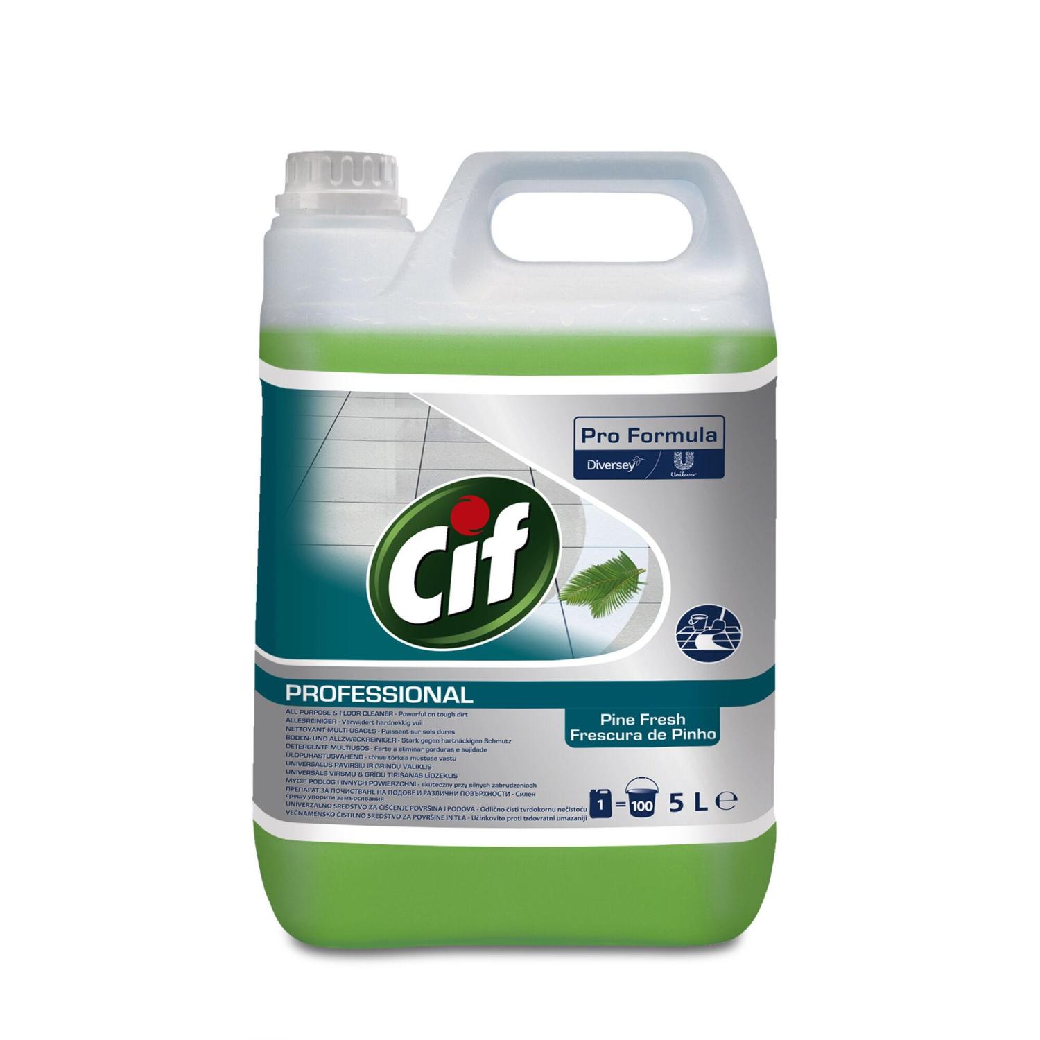 2x5L CIF ALL PURPOSE CLEANER PINE FRESH PRO FORMULA HARD SURFACE DAILY CLEANING