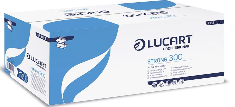 x3000 LUCART WHITE  V2 H/T V FOLD 2PLY