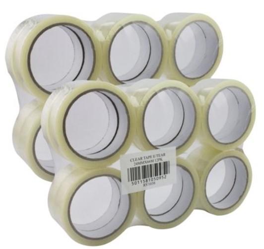 x12 BOX TAPE / CLEAR PACKING TAPE