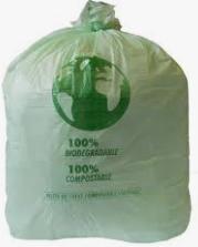 x400 80L 7x29x33 COMPOSTABLE BAG ON ROLL
