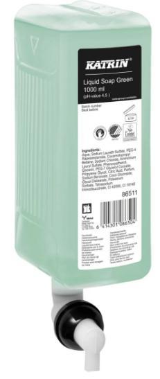 6x1L KATRIN LIQUID SOAP GREEN