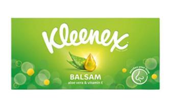 12x64s KLEENEX BALSAM FACIAL TISSUES FLAT