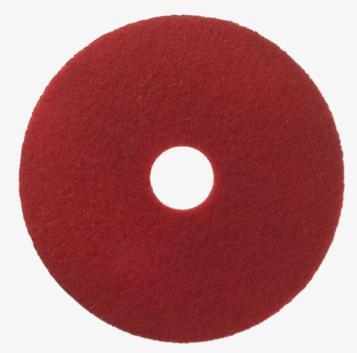 x5 11 inch RED SCOTCHBRITE FLOOR PAD